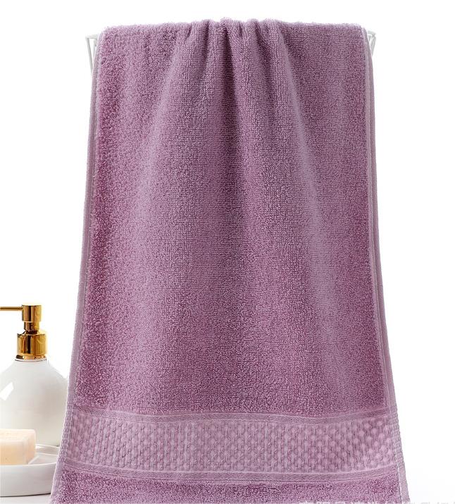 Jacquard 100% Cotton Face Wash Towel Solid Color Soft Towel Popular Selection
