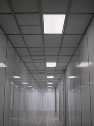 Smooth Surface T Grid Ceiling System Galvanized Strip Steel Material