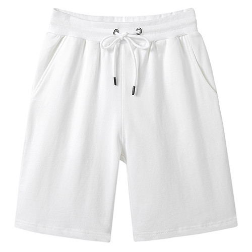 Summer 100% cotton breathable casual shorts men's and women's beach pants