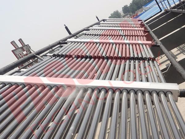 100 Tubes Evacuated Tube Collector , Solar Heat Collector For Large Heating