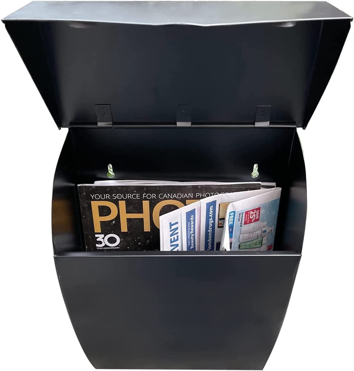 Mail Box Post Wall Mount Locking Mailbox with Code Lock Large Capacity Letterbox with House Numbers