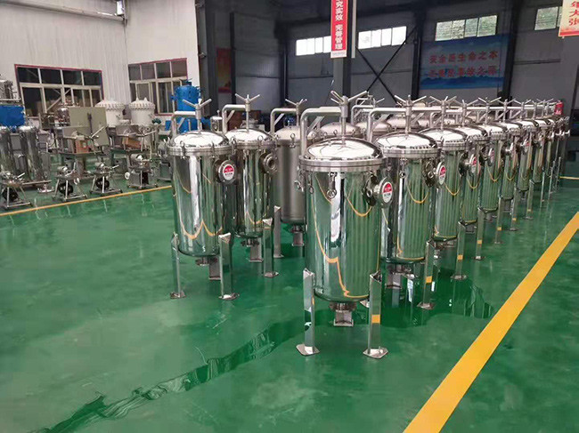 ss bag filter assembly Food Industry 0.1-0.4Mpa