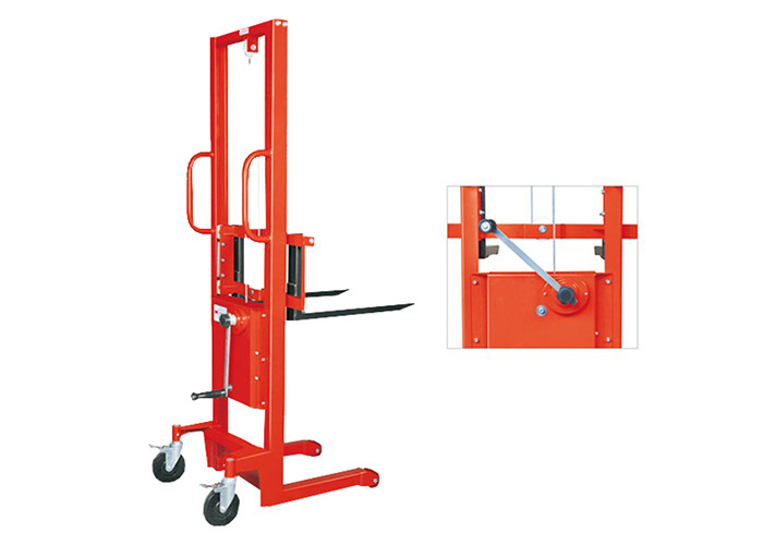 LS350 Mini Winch Stacker with safe self-locking Capacity 350kg