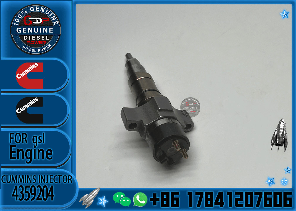 New Original common rail injector 4359204 diesel fuel injector assy 4327072 4954927 4359204 for cummins