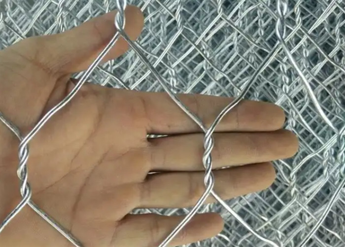 Twisted Gabion Wire Mesh Hole 60x80mm / 80x100mm / 100x120mm