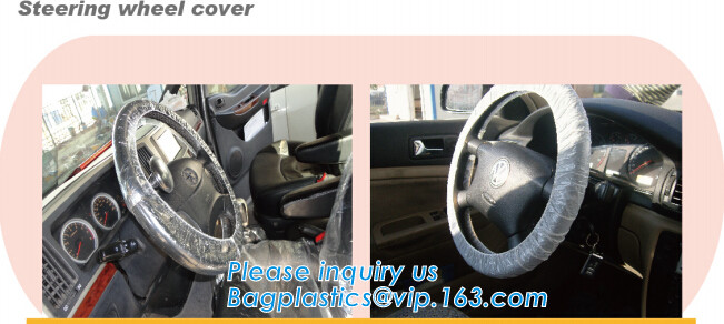 steering wheel 5 in 1 clean kits Disposable seat cover disposable steering wheel cover disposable gear shift cover dispo