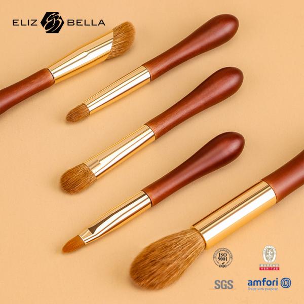 10pcs OEM Natural And Nylon Hair Custom Logo Travel Cosmetic Brush Set New