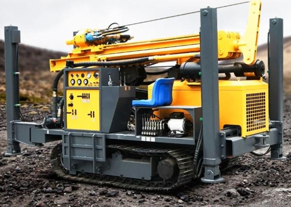 260 Meters DTH Pneumatic Drill Rigs For Industrial Rocky Area Water Well