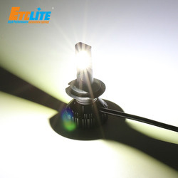 12V Fan Cooled LED Headlights H7 H4 100w IP68 Waterproof X70