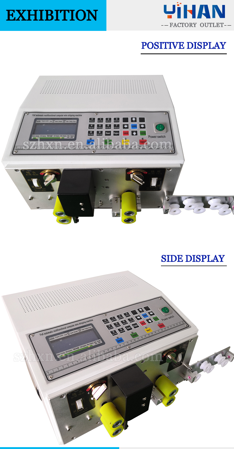 YH-845 Style Automatic Cutting and Stripping High Speed Precision Electrical Wire Machine