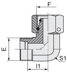 Swagelok Parker 90 Degree Elbow Tube Adaptor Hydraulic Tube Fittings
