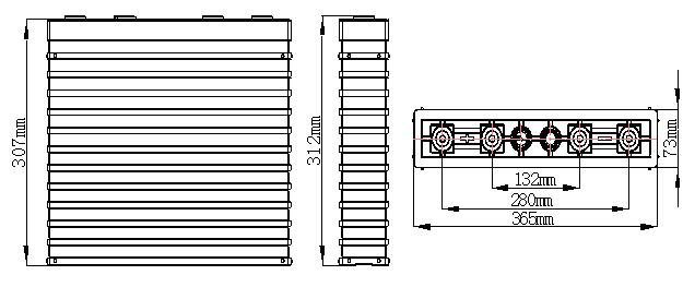 24V/48V 400Ah Lithium Forklift Battery , Lifepo4 Electric Forklift Battery Pack