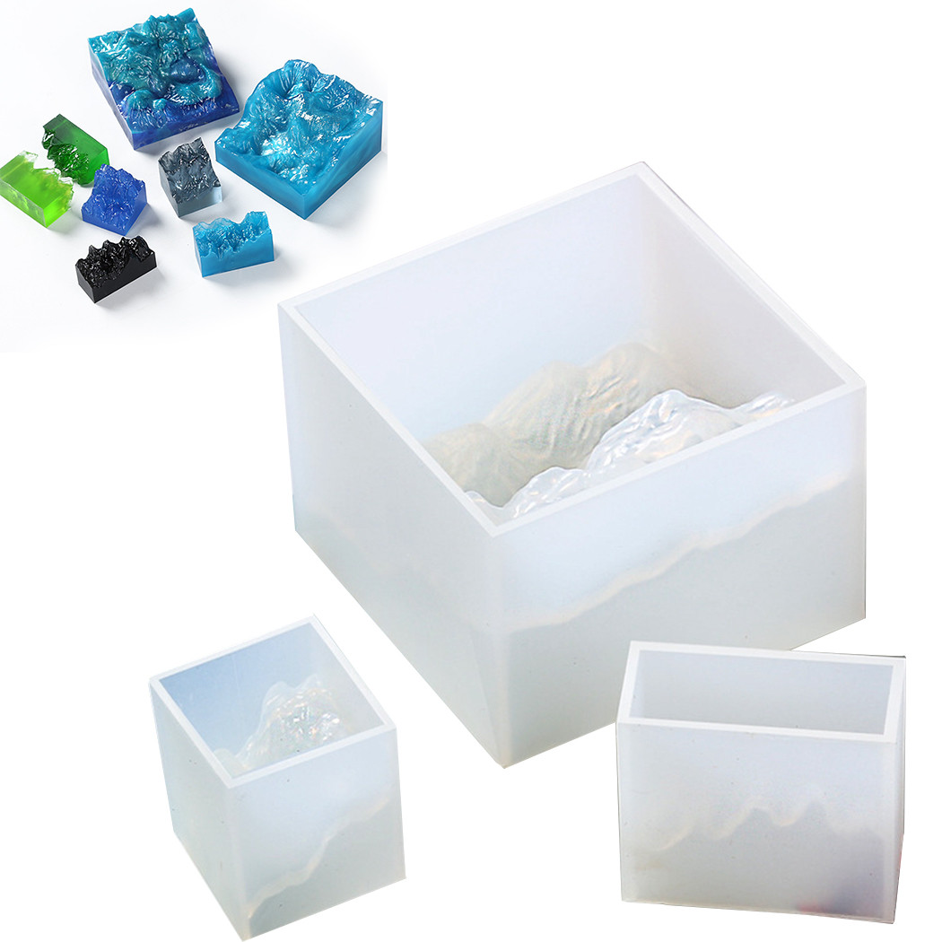 Low Viscosity Translucent Platinum Silicone Rubber For Snow Mountain Resin Molds
