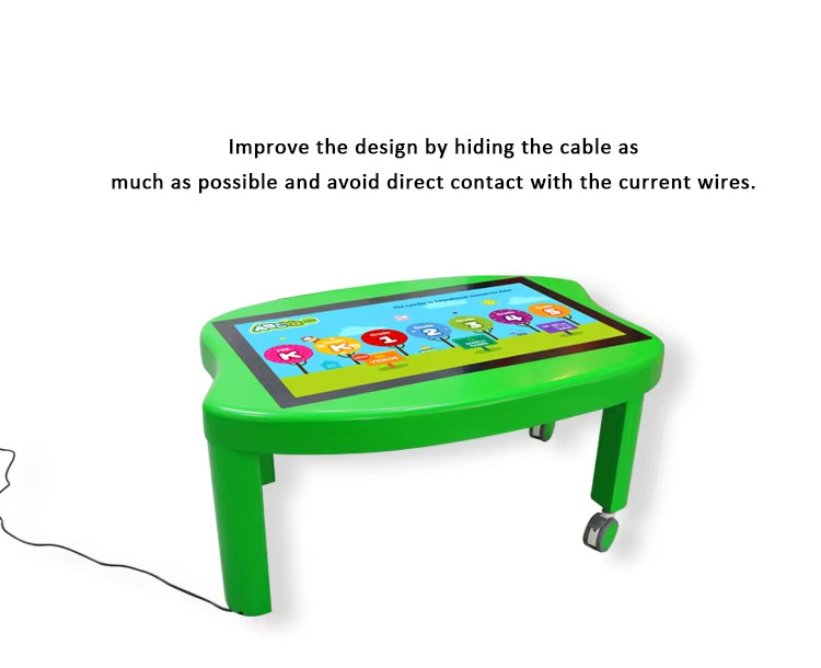 Android Operating System 32inch Touch Screen Table for Kids Interactive Games in Black