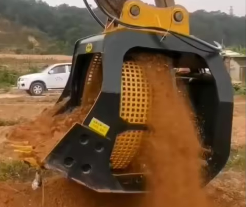 Rotary Screening Bucket Sieving Screening Bucket For 28-38tons Excavator