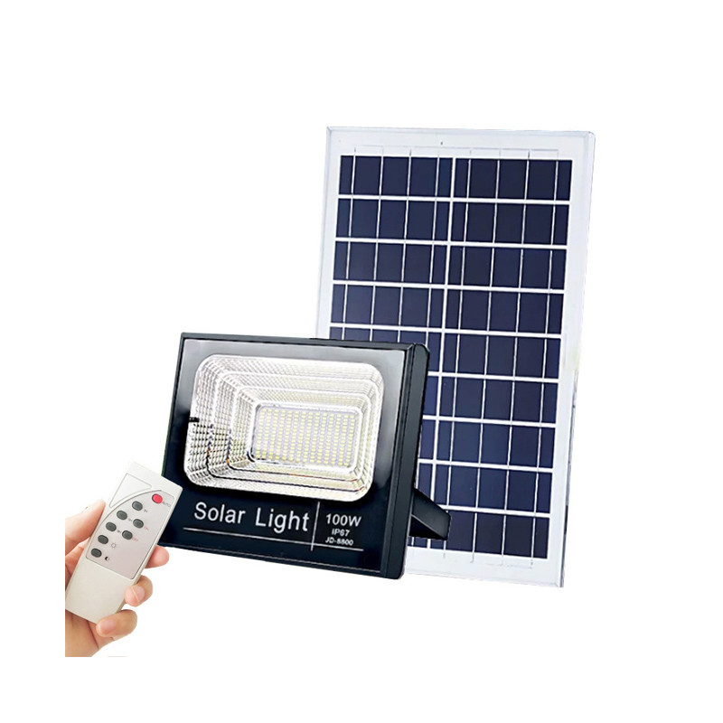 High Brightness Solar Powered LED Flood Light With Sensor 40w 60w 100w 200watt