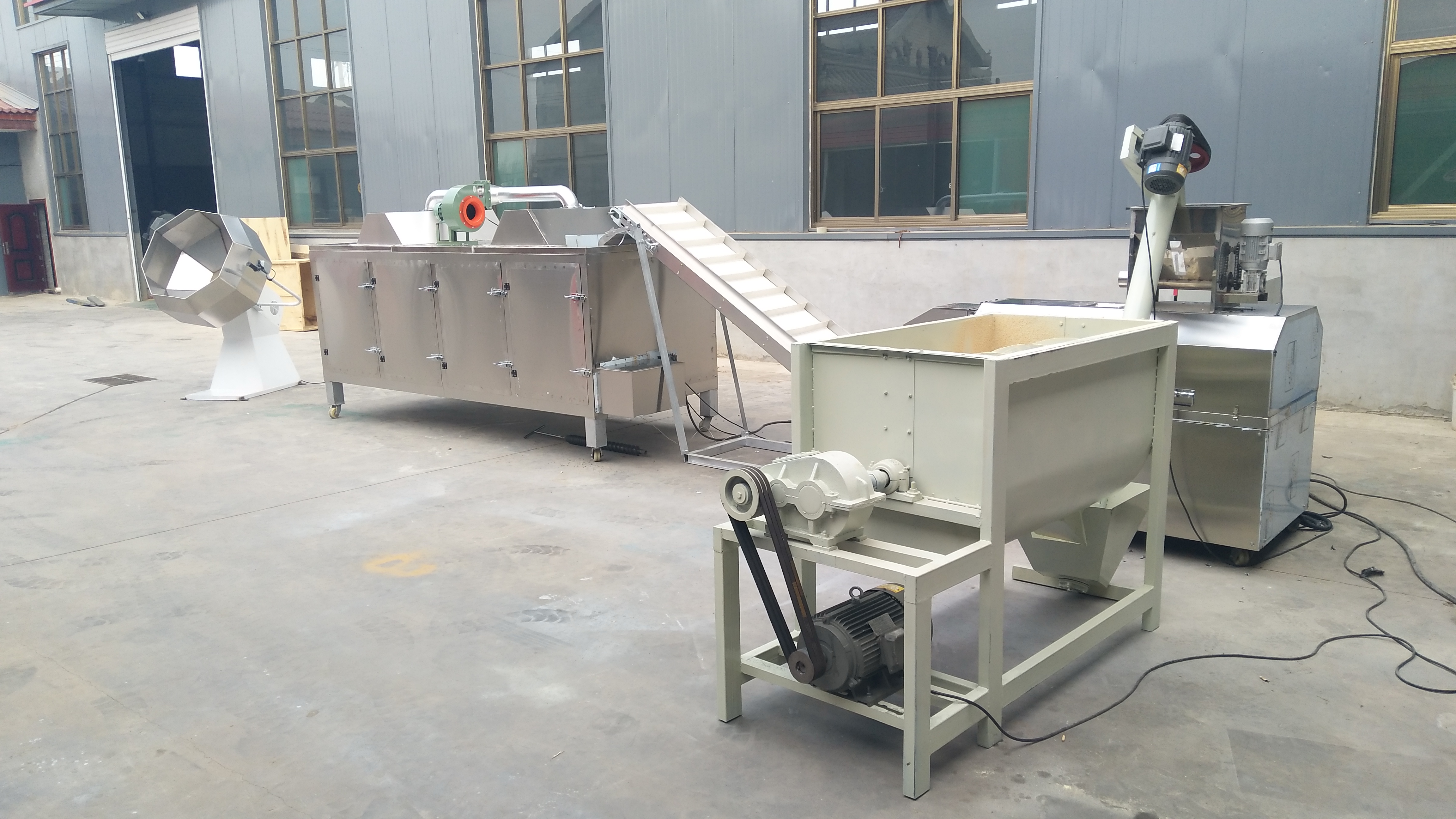 500-600kg Floating Fish Feed Production Line 10mm Wet Pet Food Production Line