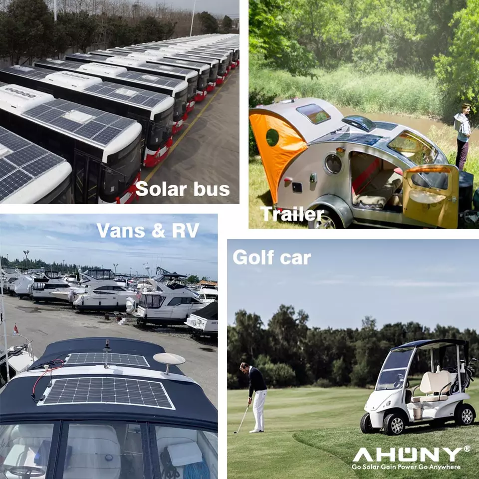 Ultralight Mono Solar Panel Semi Flexible 300w Monocrystalline Solar Panel