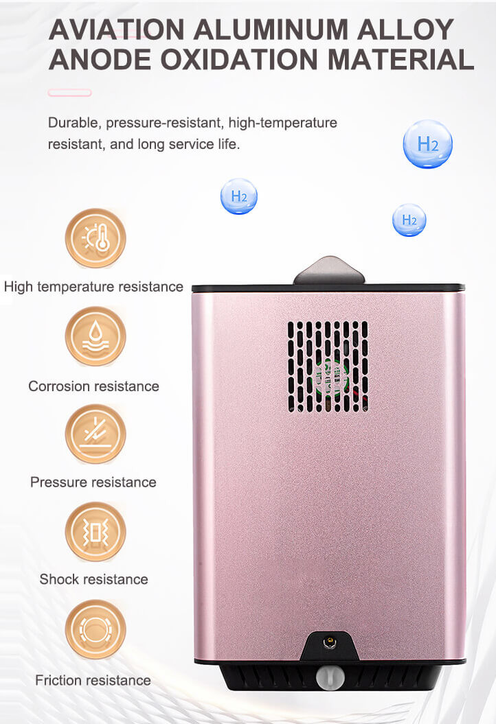 Promoting Cardiovascular Health Low Flow Rate Hydrogen Inhalation Machine 150ml WEIZI
