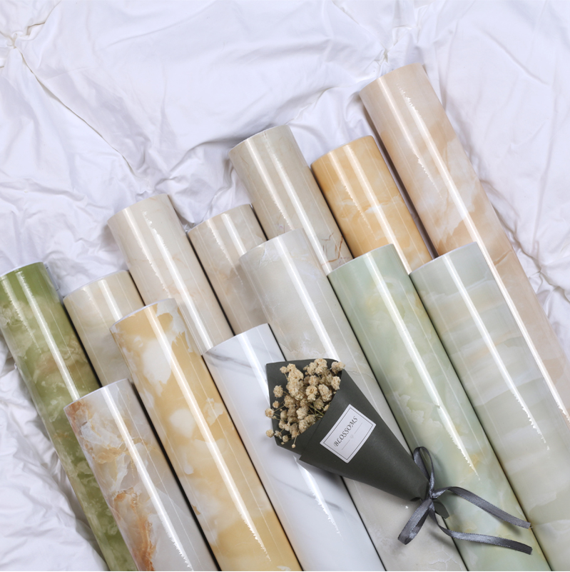 Self Adhesive White Brick Peel and Stick Mosaic Kitchen Backsplash Sticker Roll Size 0.60 M width *100M length