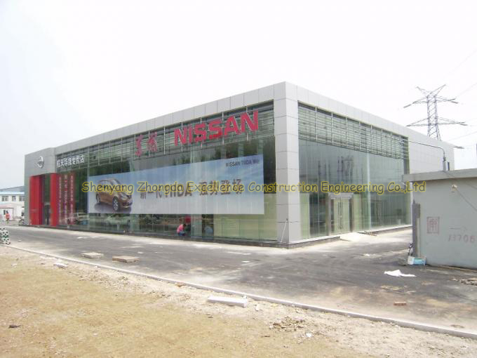 structural steel frame exhibition hall design