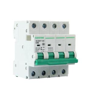  125Amp 100A 8KA SCB8T MCB Circuit Breakers Manufactures