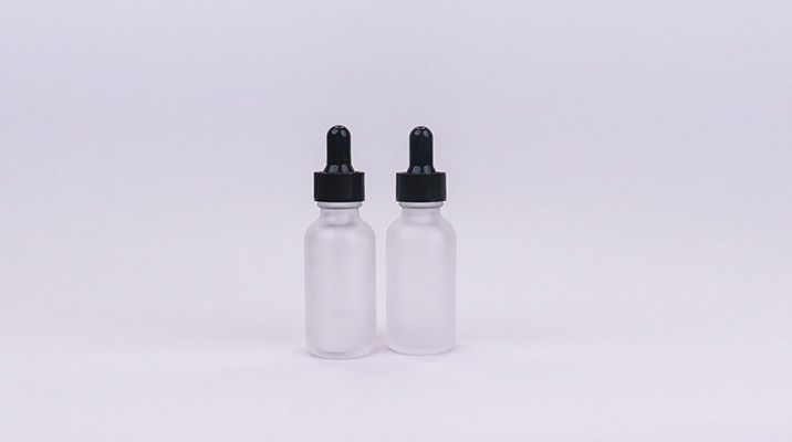 20/400 Frosted Dropper Bottles Clear Empty Eye Dropper Bottle For Essential Oil
