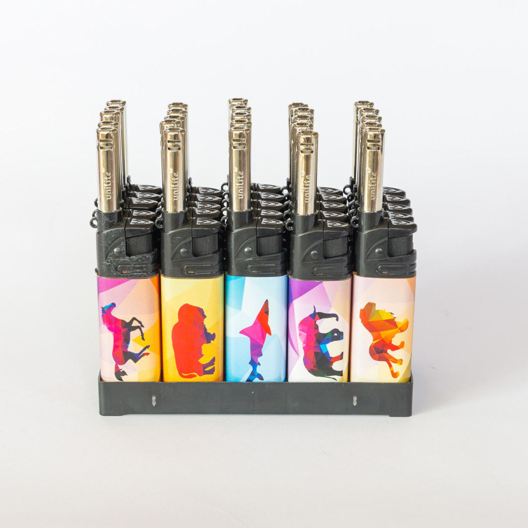 Windproof Refillable Lighter BBQ Lighter Long Gas Electric Lighter for Camping Kitchen Lighter