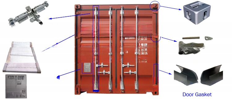 Shipping Container Chassis Parts 24 28 32 Ton Semi Trailer Landing Gear Support Leg OE NO. ACE-TP-03 700MM