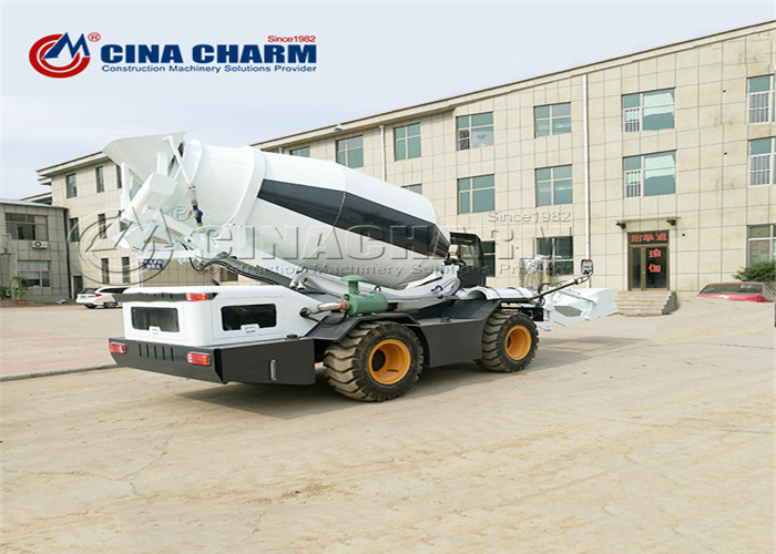 4 Wheel Driver 1.2m3 Self Loading Concrete Mixer Truck