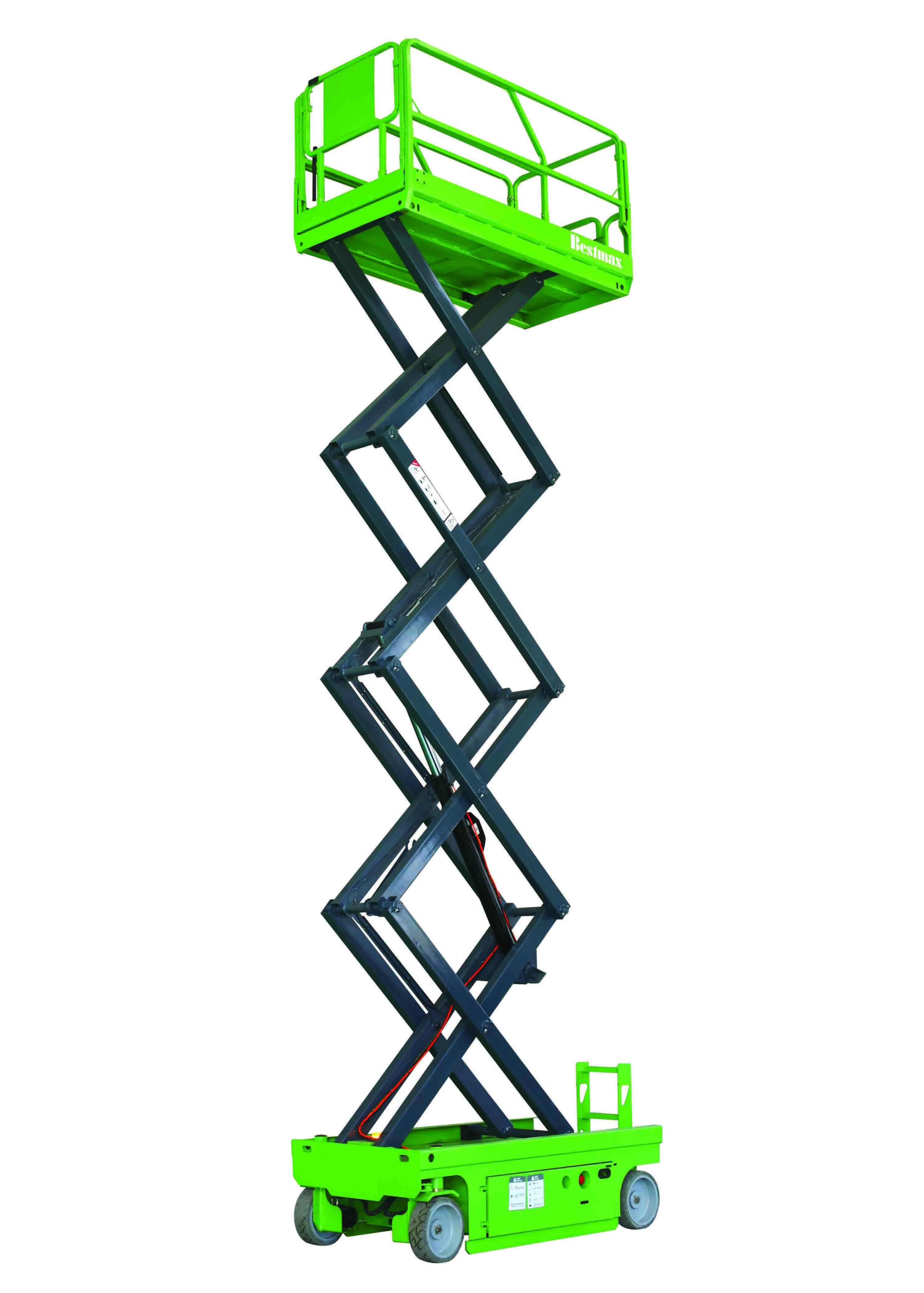 10m Self-propelled Scissor Lift with Extension Platform of Lift Capacity 320kg