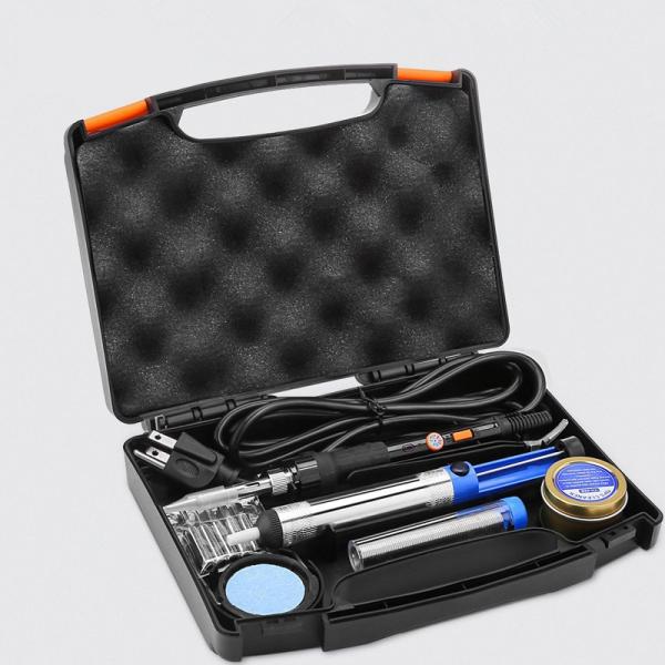 Quality Household Tool Soldering Iron Kit / Set 11 in 1 60W 200 - 450℃ Green K019 for sale