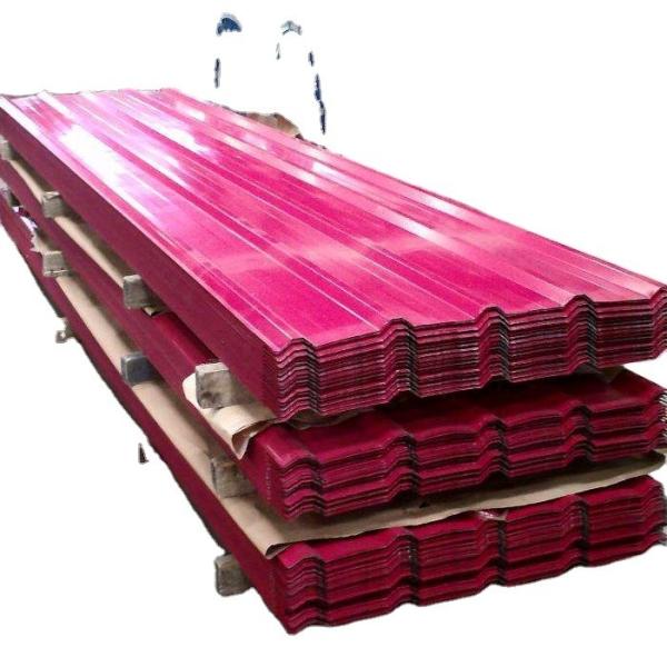 DX51D color coated roofing tiles galvanized corrugated metal roofing sheet for