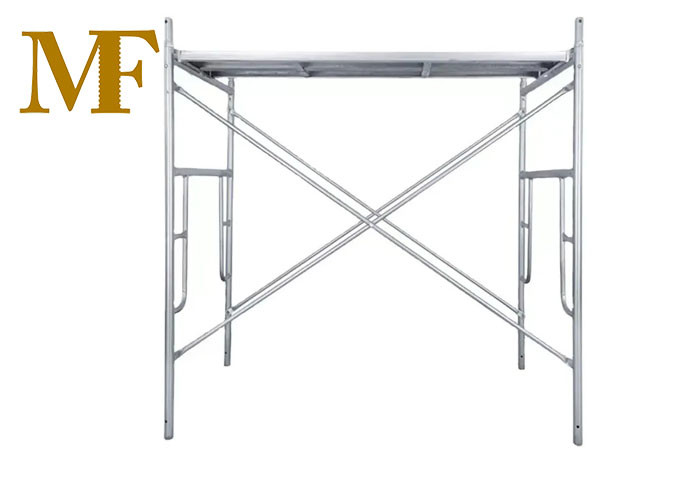 5-Ton Loading Capacity Anti Slip Scaffold Frame Rust Resistant Easy Assembly For Construction Site