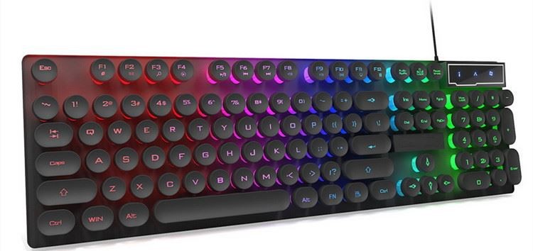 Custom Backlight Wired Computer Keyboard And Mouse For Gaming Typewriter