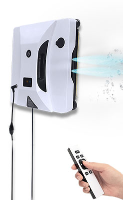 Smart Home Appliances Spray Water Window Cleaner Robot with 50ml Water Tank Capacity