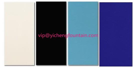 Pool Wall / Floor Swimming Pool Accessories Tiles Glazed Ceramic 7.2 Inch X 3.45