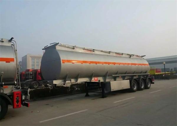 3 Axles 50000 Liters Semi Trailer Truck CIMC Fuel Tanker For Carrying / Storing