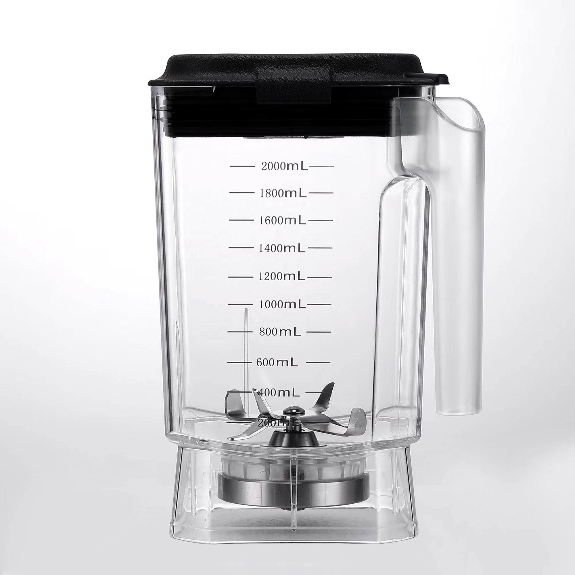 Low Noise Heavy Duty Smoothie Blender With Soundproof Cover and Unbreakable PC Jar