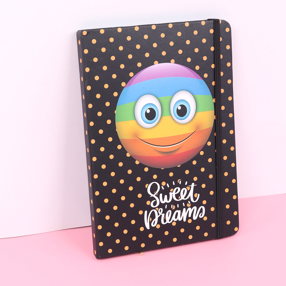 2022 Custom Printing Cute Happy Diary A5 A6 A7 Planner Notebook with Customized Logo
