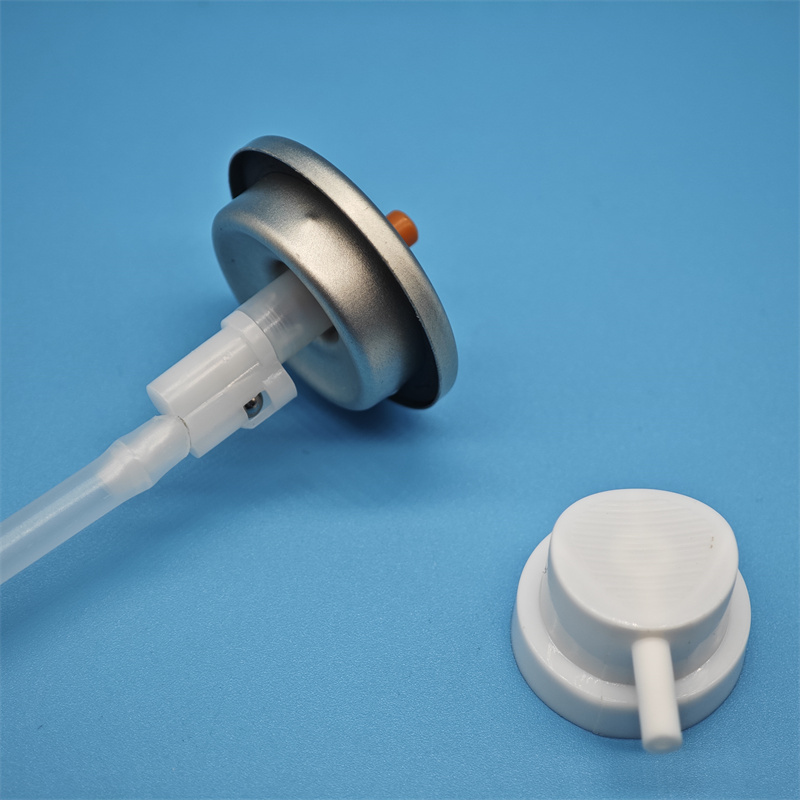 360 Degree Spray Valve for Aerosol Can Dispensing Omnidirectional Actuator for Automotive, Cleaning, and Maintenance Use