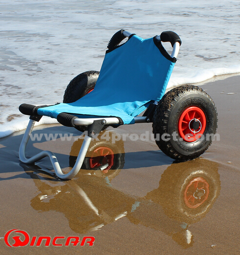 Boat Kayak Canoe Carrier Dolly Trailer Tote Trolley Transport Fish Cart Wheel