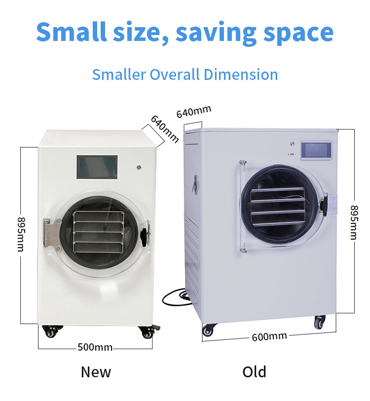 Lanphan Home Strawberry White Vacuum Freeze drying Machine With Vacuum Pump Or No Oil Pump