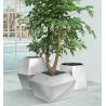 Buy cheap Silver Wire Drawing Polygon 3.0mm Ss Planter Pots Mall Decoration from wholesalers