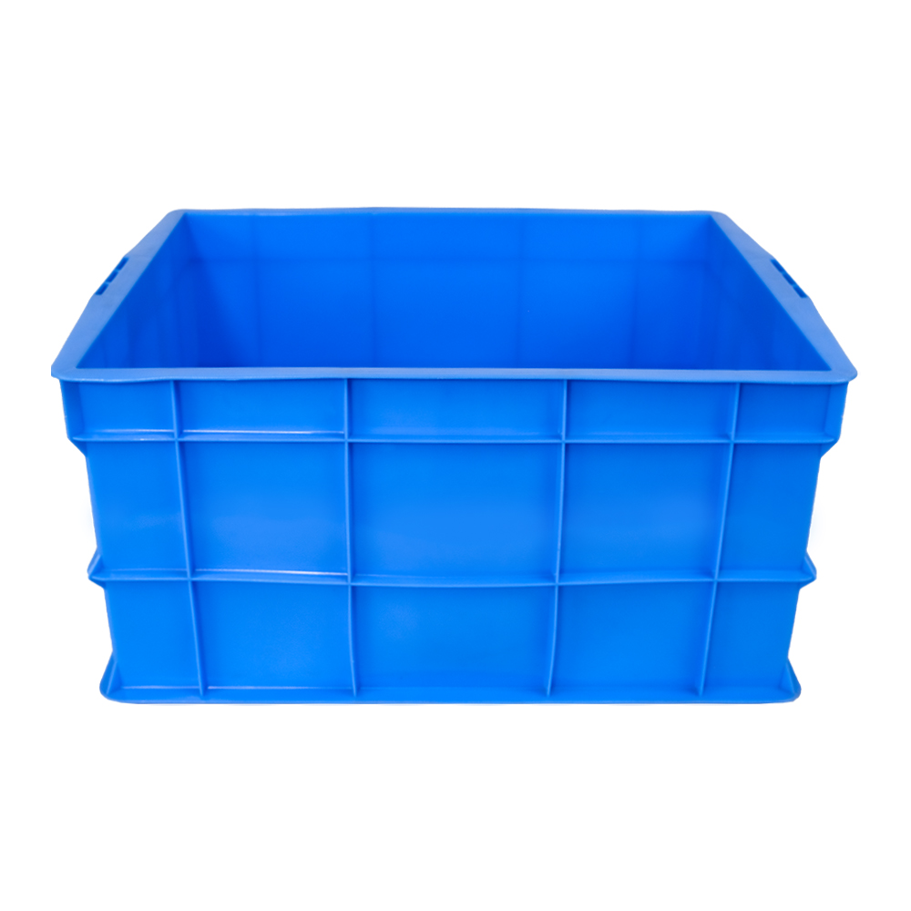 Industrial Logistics Turnover Box with Lid and Solid Box Style Supermarket Storage