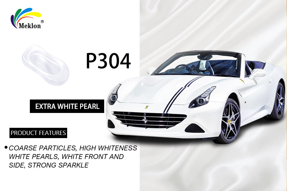 Weatherproof White Pearl Color Paint For Cars Nontoxic Durable
