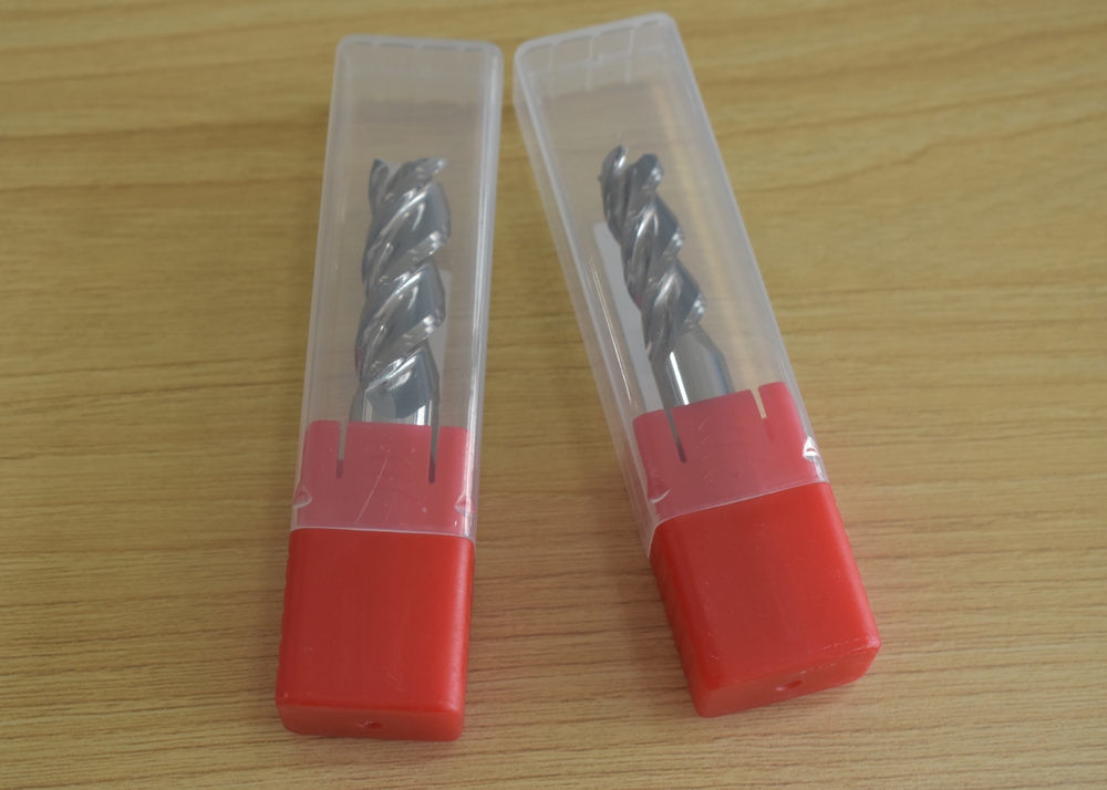 Uncoating Profile Milling 45 Degree Solid Carbide End Mill For Aluminum
