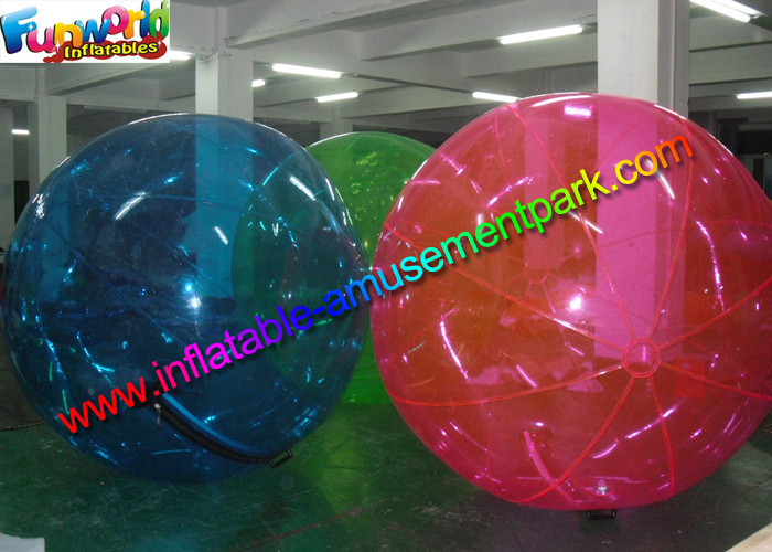 Big Zorb Floating Inflatable Water Ball With Colorful Silk Ribbon