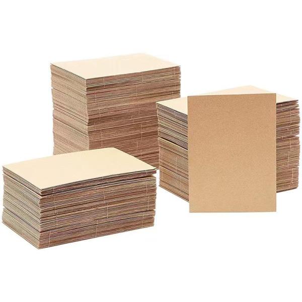 Waterproof Wax Double Side Thickness 2mm 3mm B Flute Corrugated Cardboard For