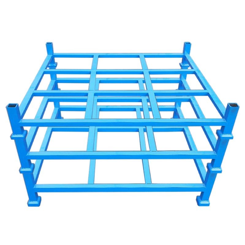 1500kg Stacker Rack Steel Q235B Stackable Tire Racks Green Portable